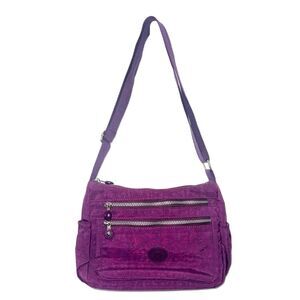 Jielshi Nylon Crossbody Bag - Purple